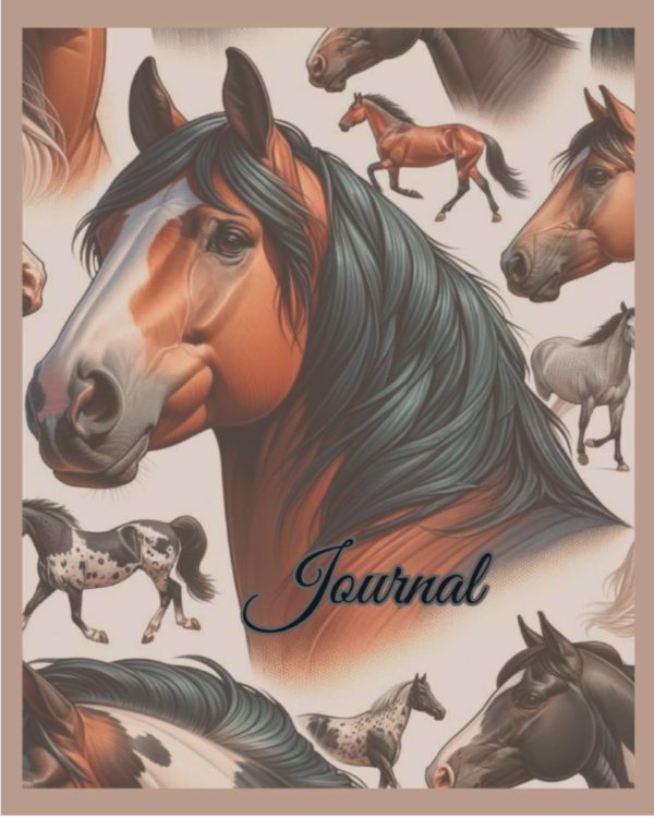 Journal: Horses (8.5"x11")